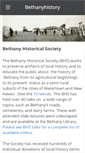 Mobile Screenshot of bethanyhistory.org