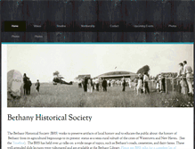 Tablet Screenshot of bethanyhistory.org